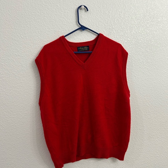 Brooks Brothers Cashmere Sweater Vest Mens large - Picture 1 of 8